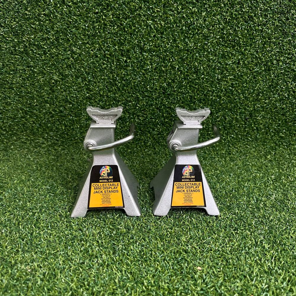 Astroline Model 012 Mini Display Jack Stands Pair Metal Garage Decor
